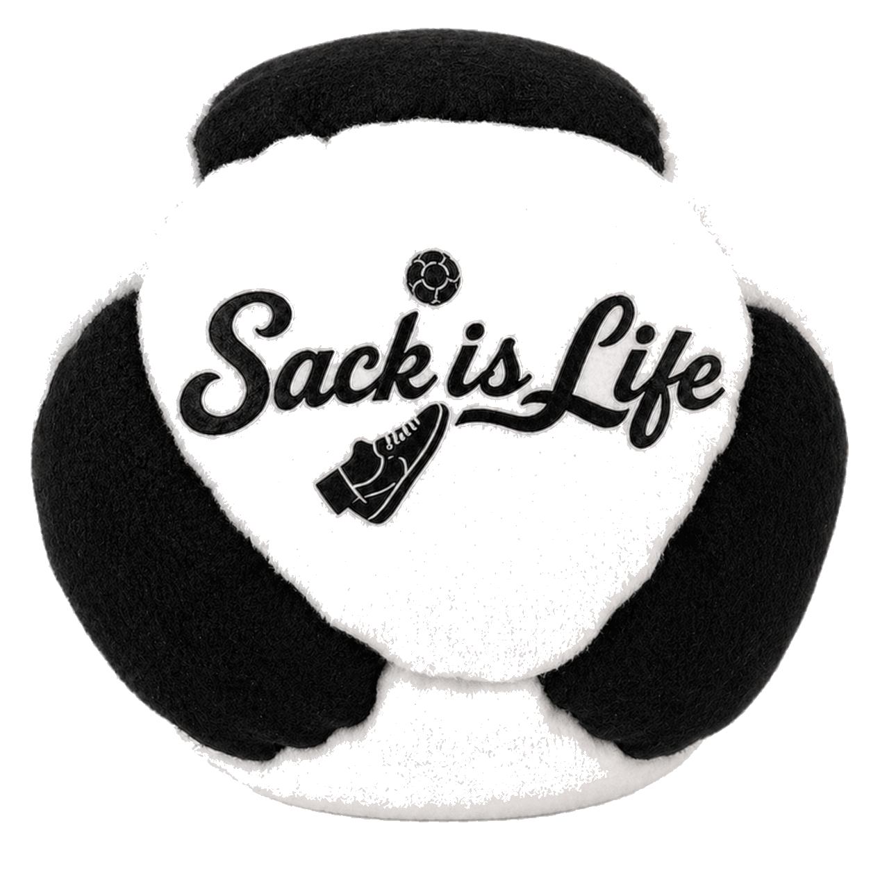 Black and White Branded Sack