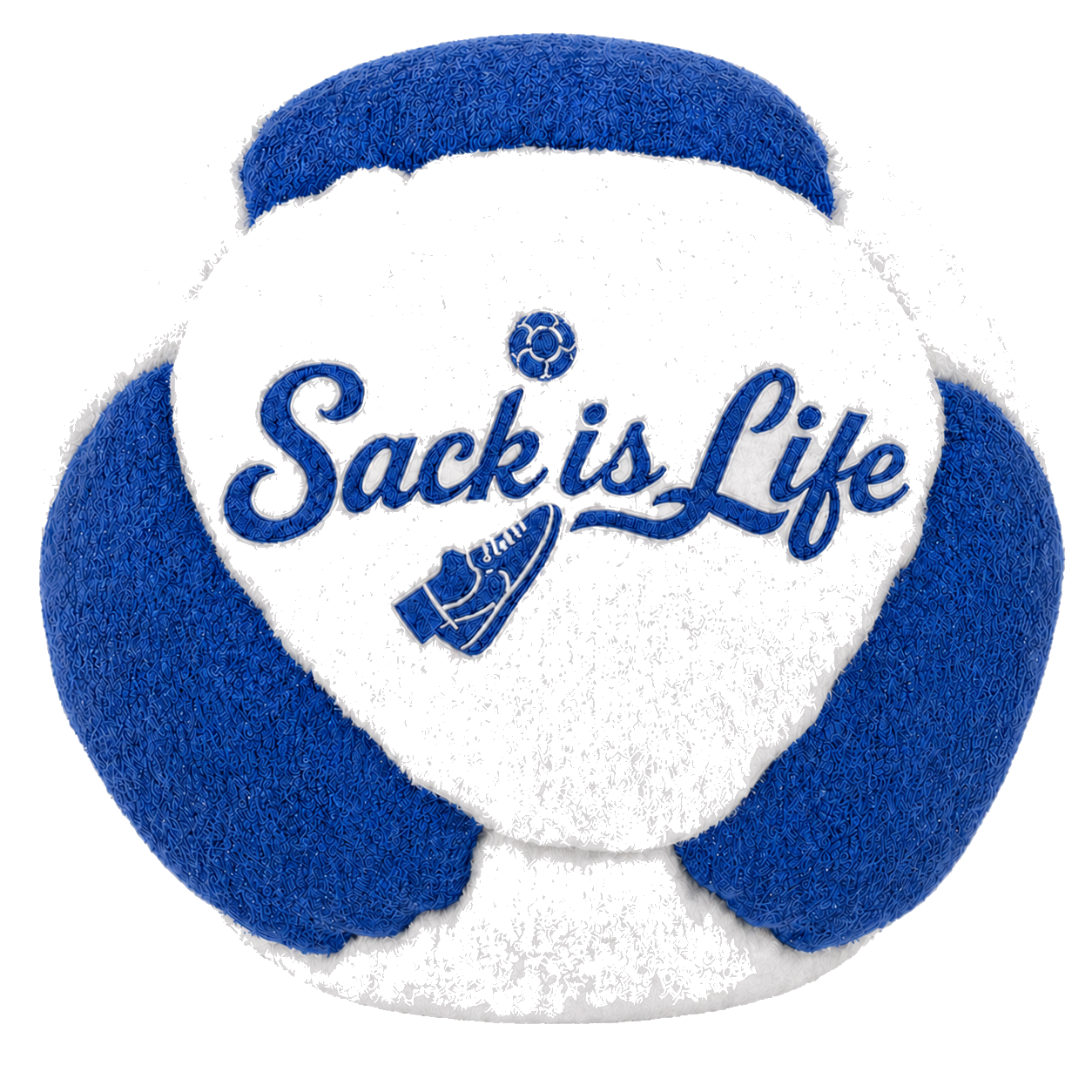 Blue & White Branded Sack