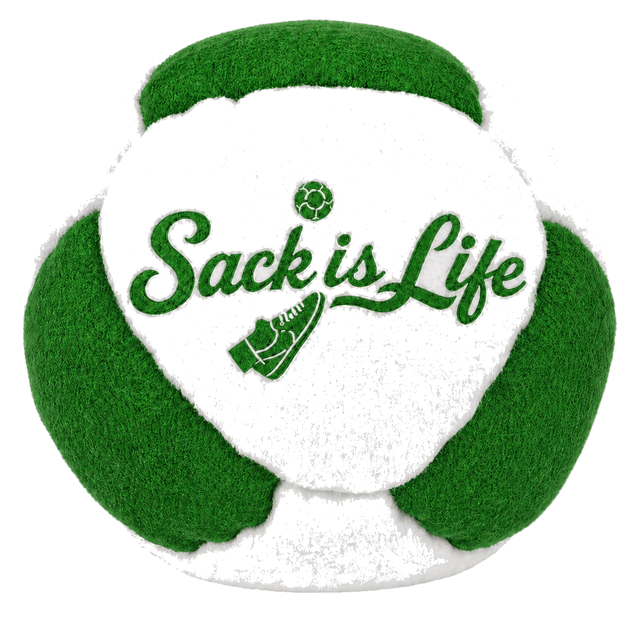 Green & White Branded Sack